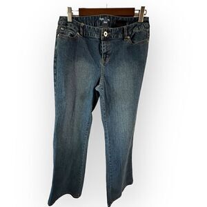 Style & Co. dark wash denim jeans straight leg women’s size 10p